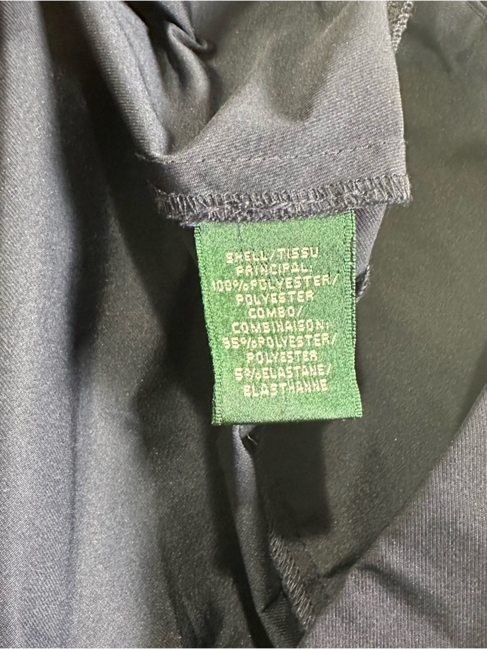 Lauren Ralph Lauren Women’s 14 Navy Blue Sleeveless Fit-and-Flare Cocktail Dress - Picture 7 of 7